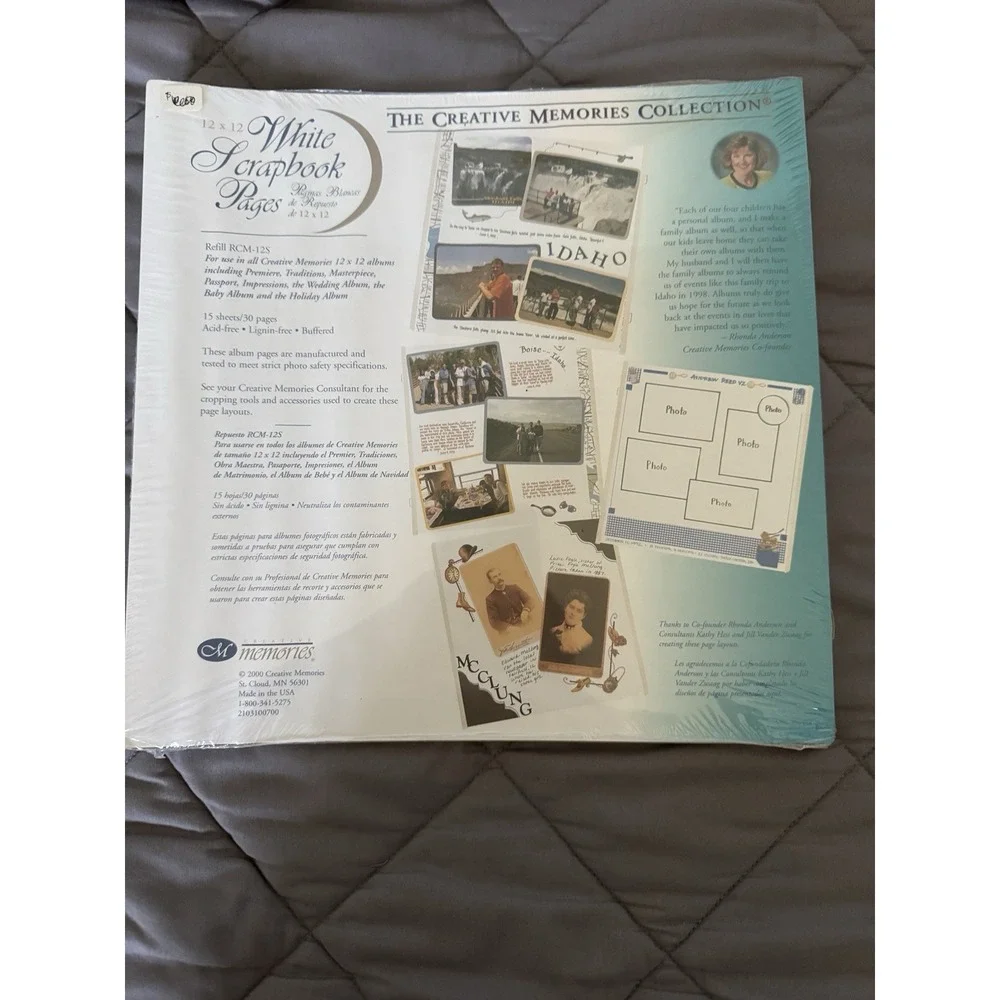 Creative Memories Scrapbook Pkg-Album, CuttingMat, PaperPunch, Pages, Protectors